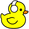 Lucky Producks duck logo